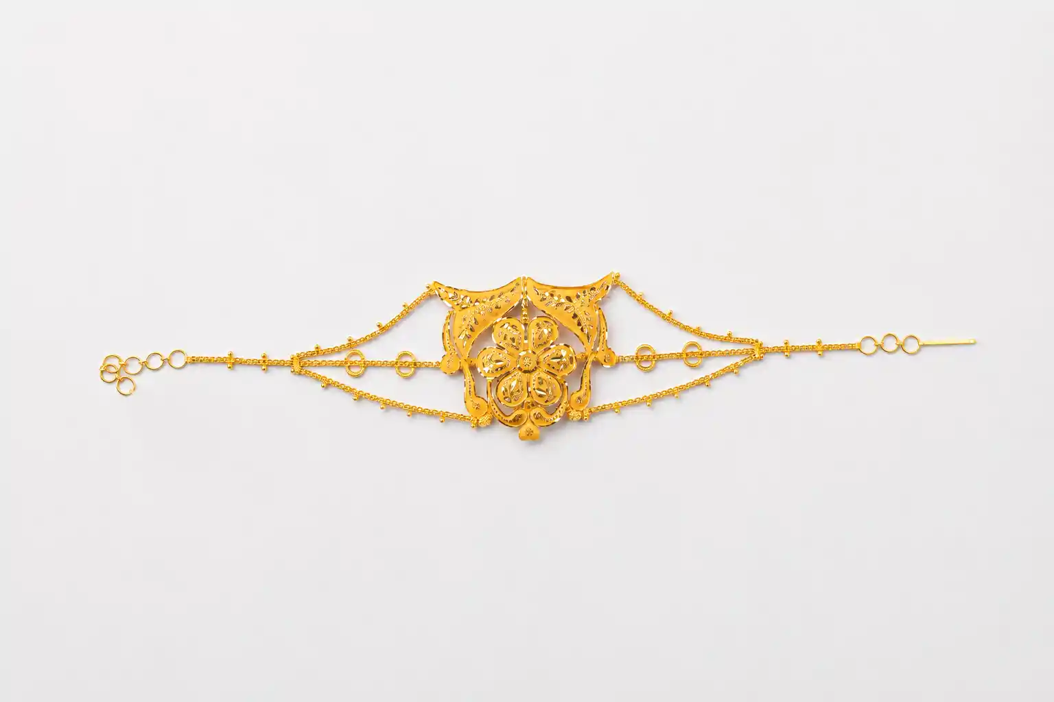 Ashiqe Beautifully Designed Gold Mantasa
