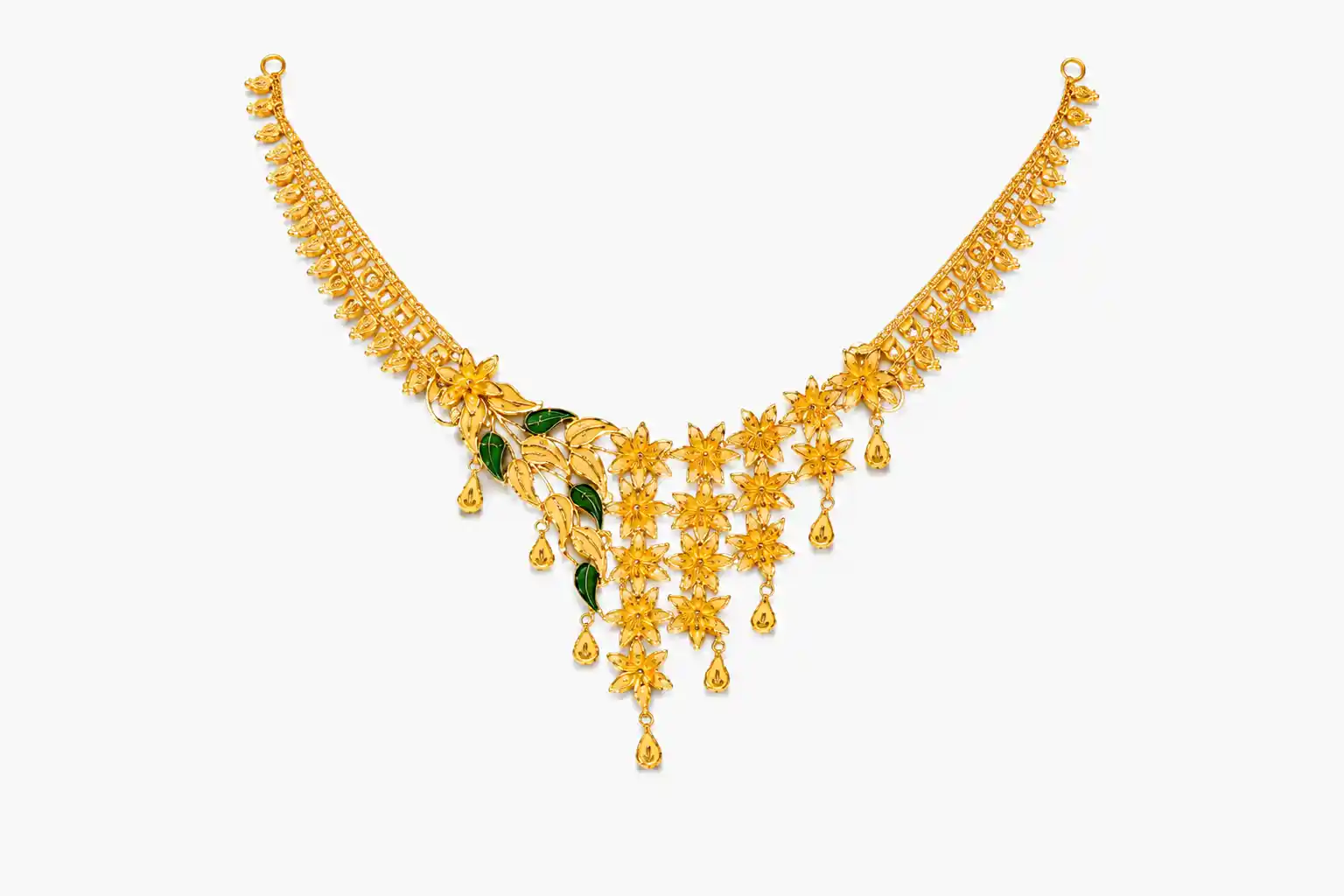 Ashiqe Handcrafted Gold Necklace