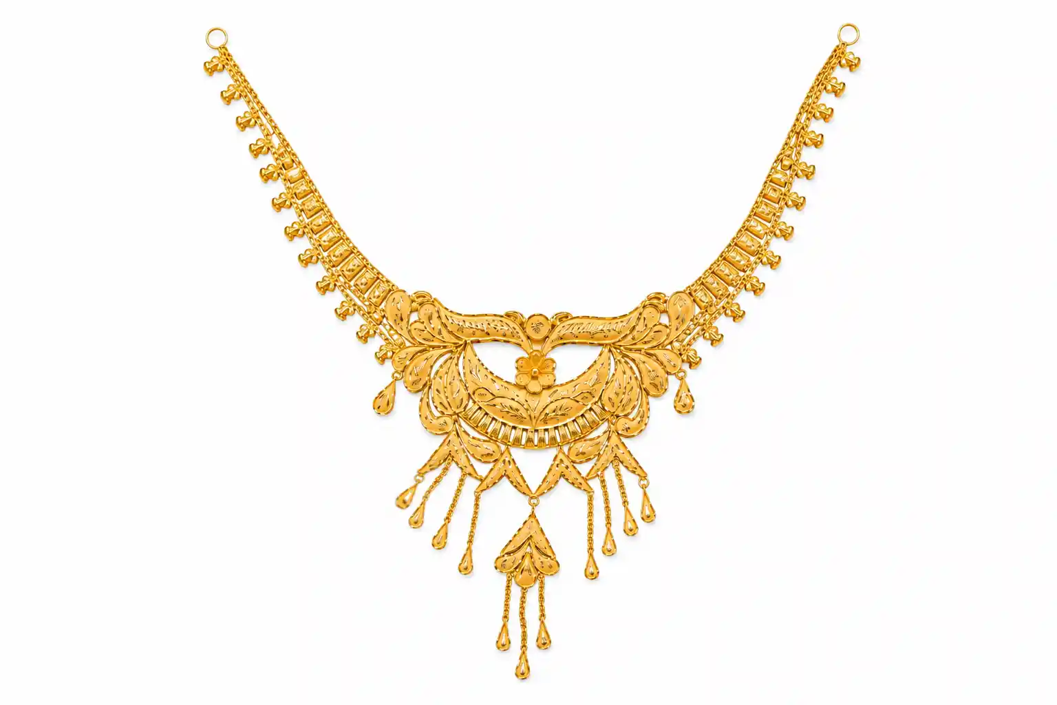 Ashiqe Crafted Gold Necklace
