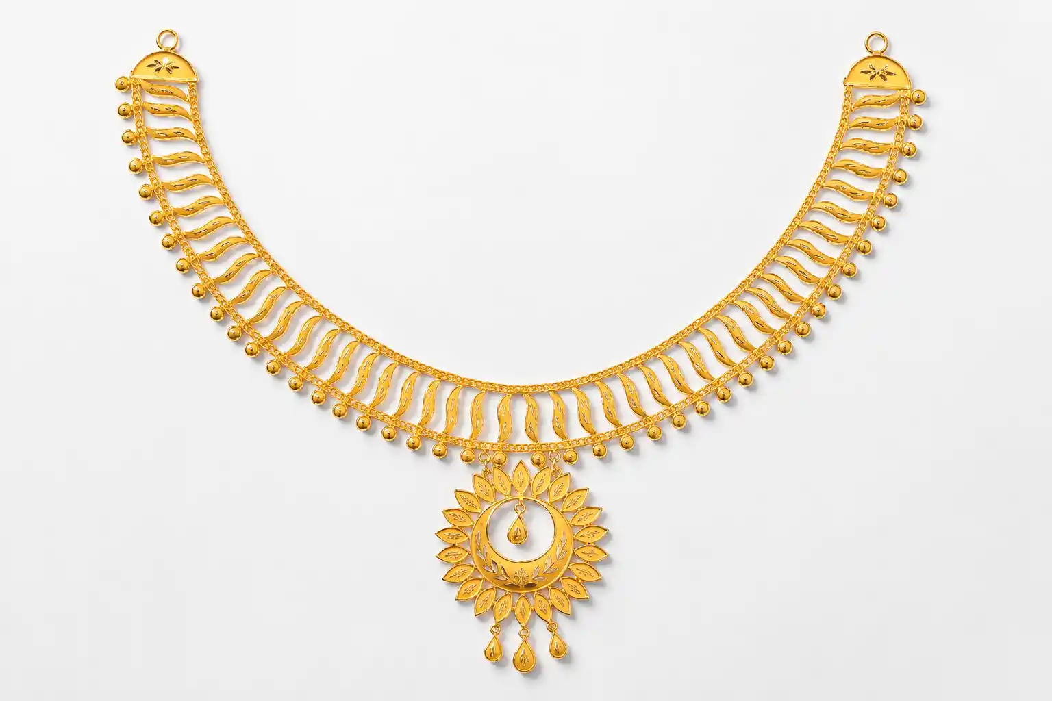 Ashiqe Masterpiece Gold Necklace