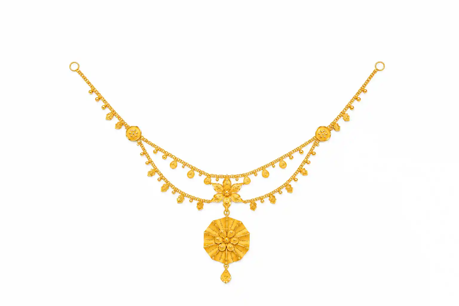Ashiqe Fashionable Gold Necklace