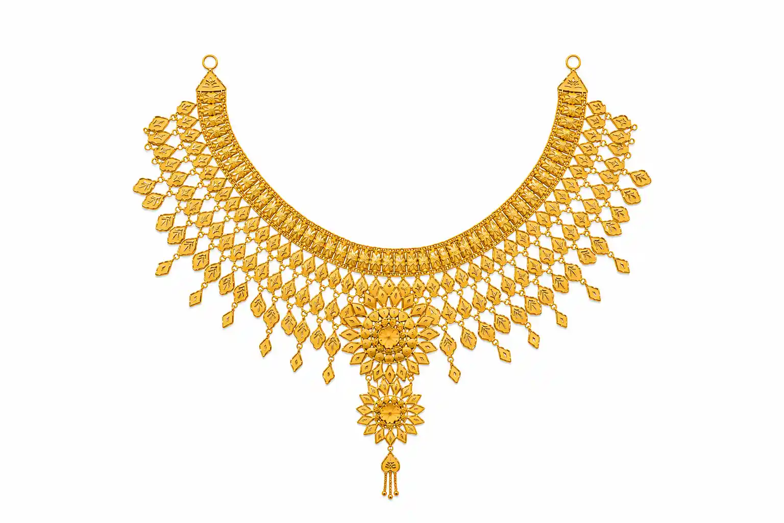 Ashiqe Traditional Gold Necklace