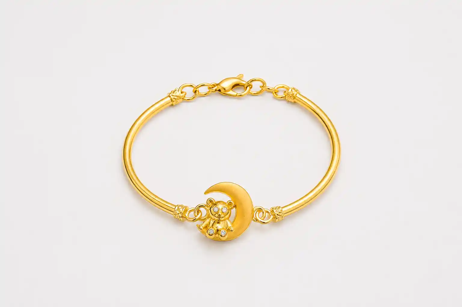 Ashiqe Gleaming Gold Baby Bracelet