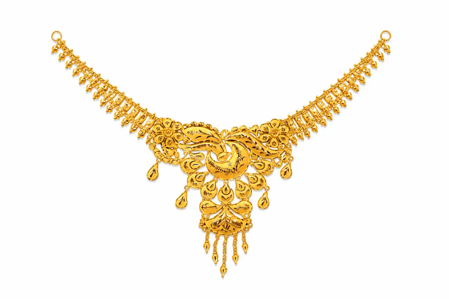 Ashiqe Exceptional Gold Necklace