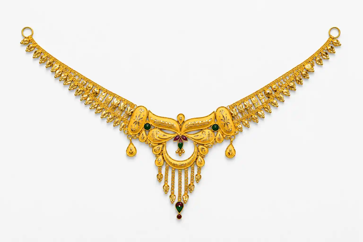 Ashiqe Elegant Golden Necklace