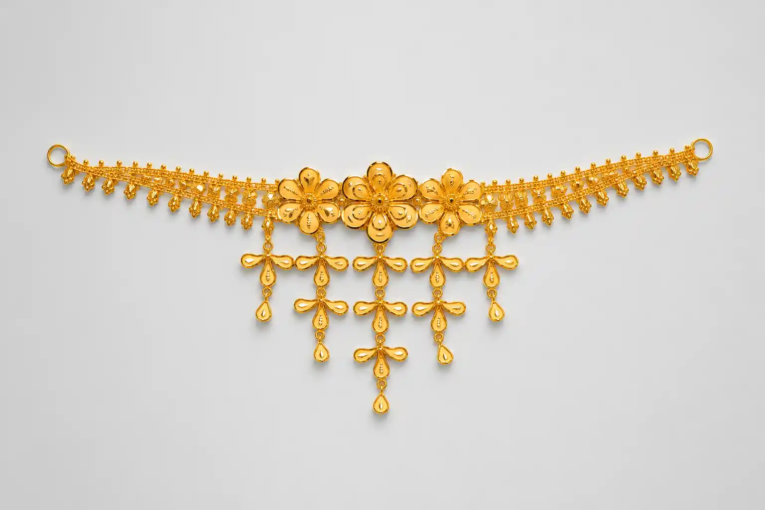 Ashiqe Gleaming Gold Necklace