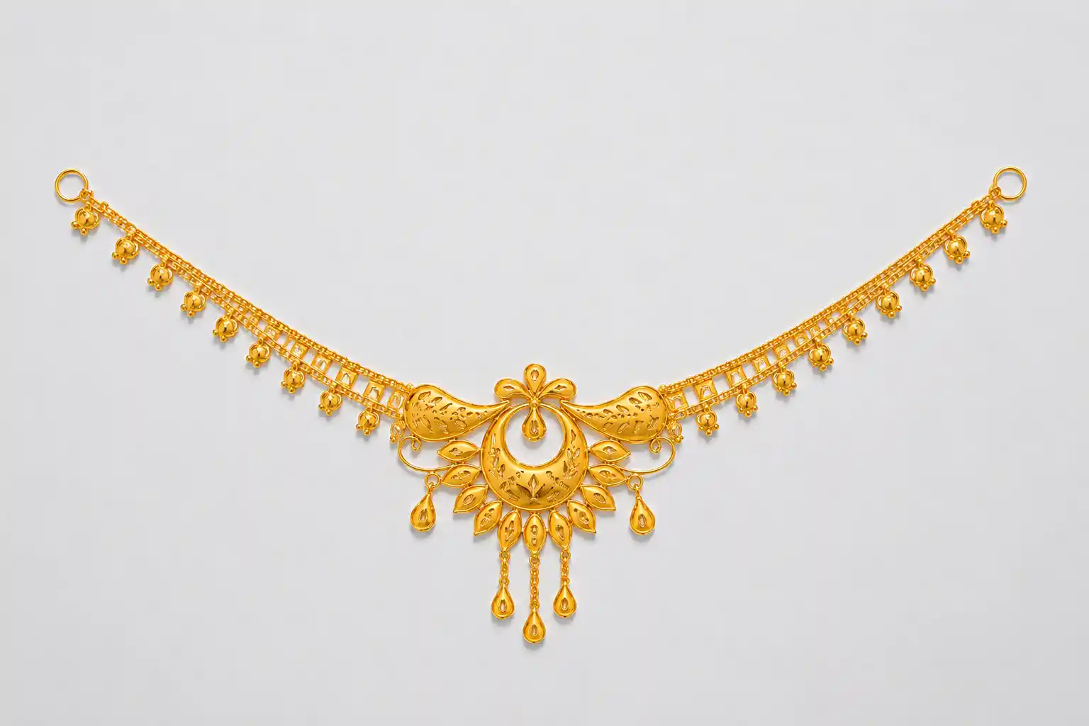 Ashiqe Ornate Gold Necklace