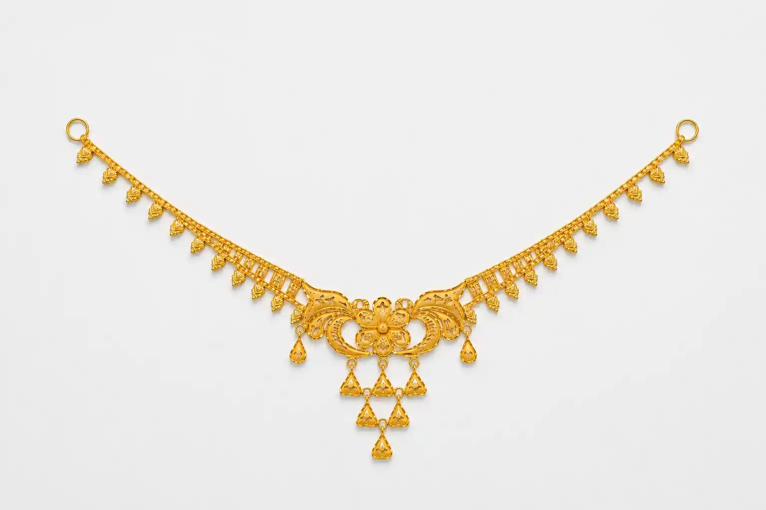 Ashiqe Craftsmanship Gold Necklace