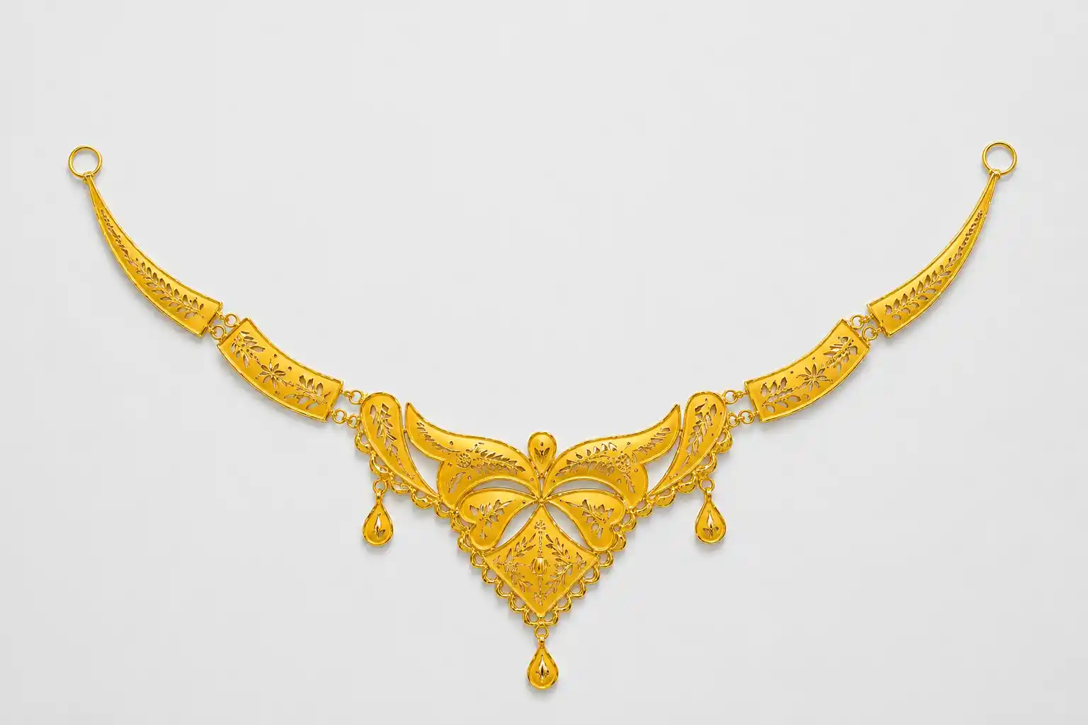 Ashiqe Magnificent Gold Necklace