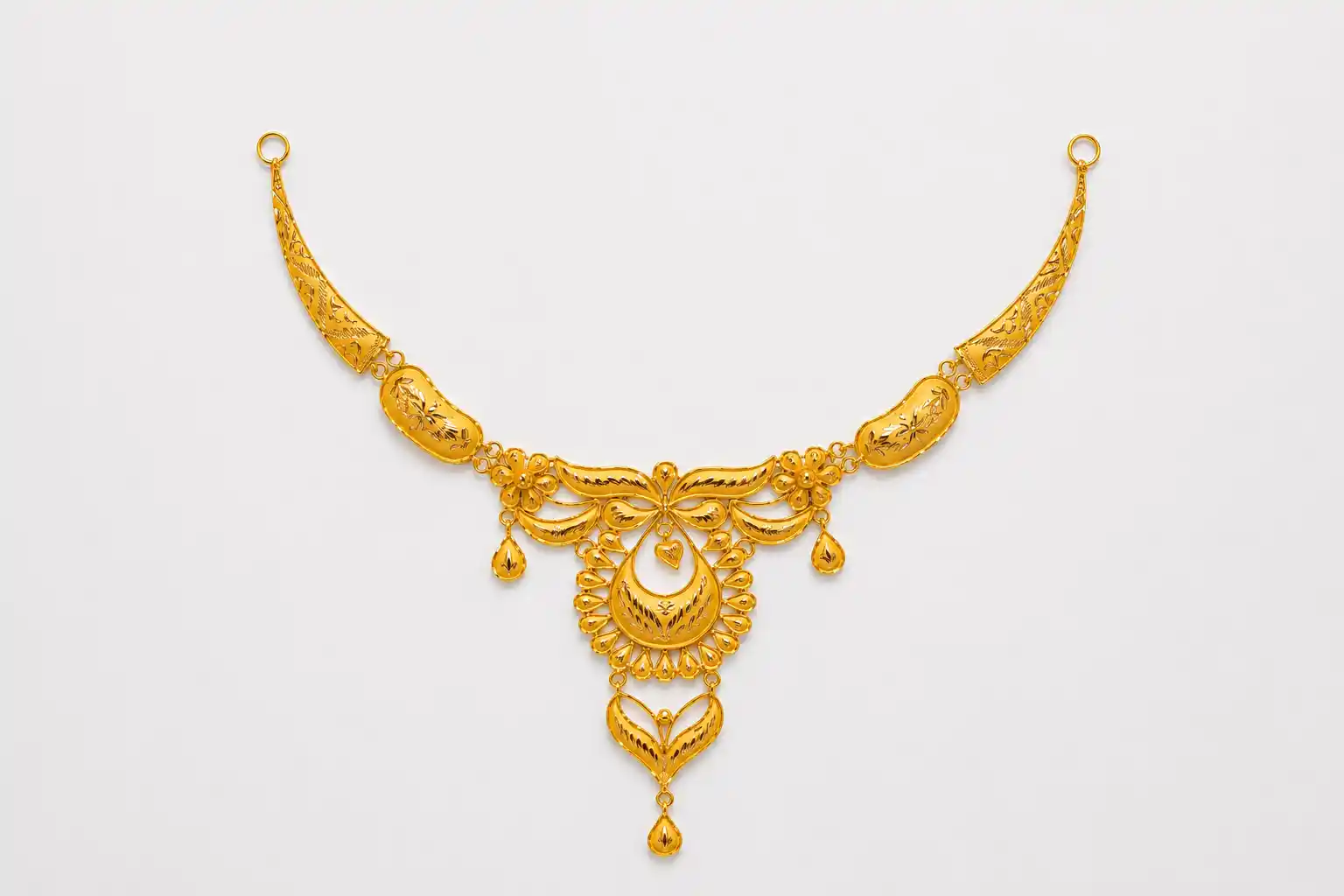 Ashiqe Opulent Gold Necklace