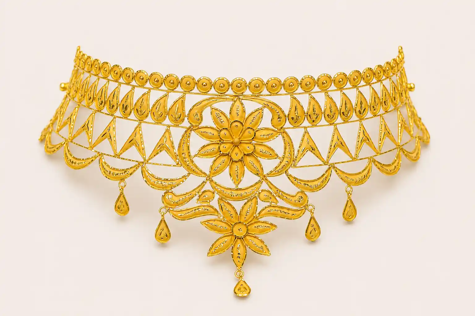 Ashiqe Stunning Design Crown Choker