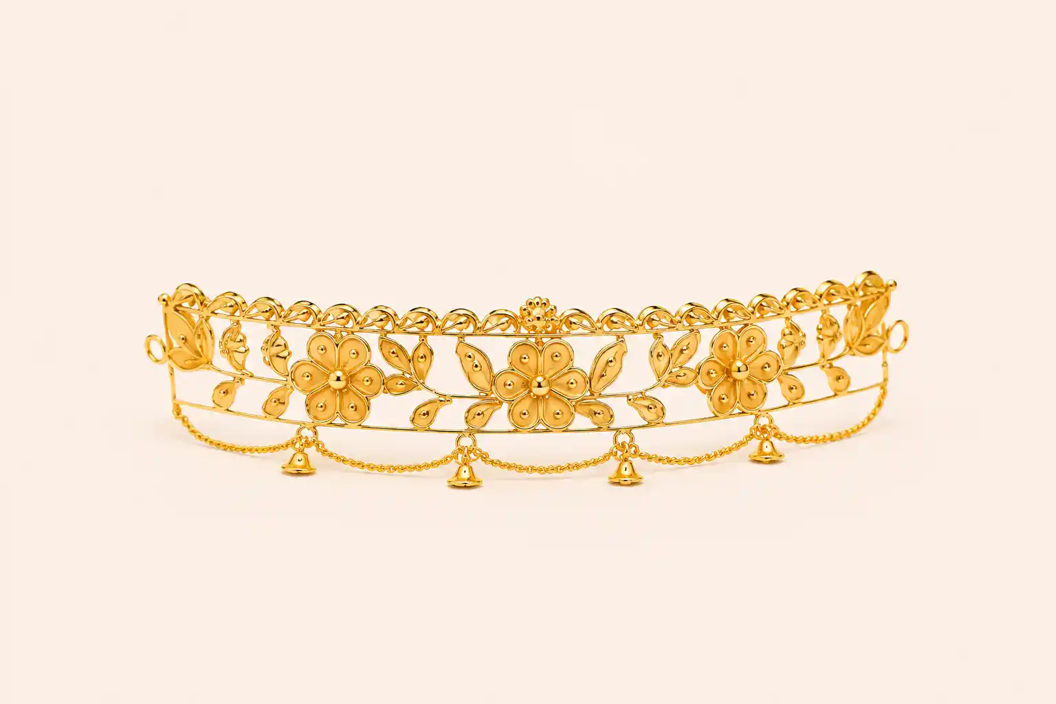 Ashiqe Elegant Gold Crown Choker