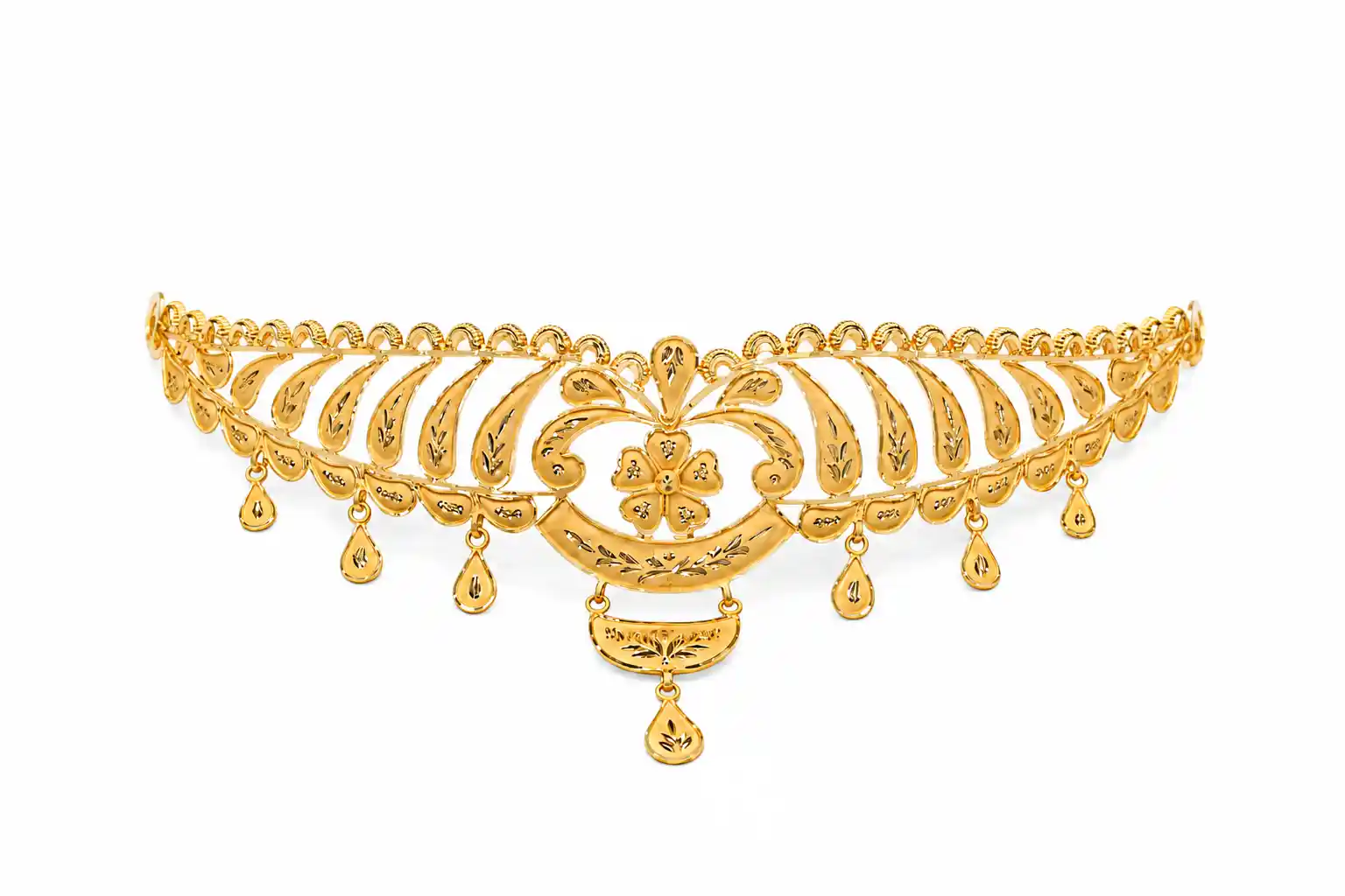 Ashiqe Timeless Gold Crown Choker
