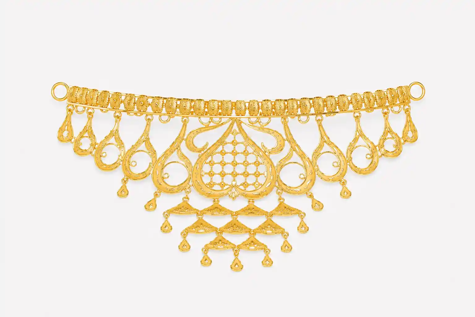 Ashiqe Handcrafted Luxurious Crown Choker