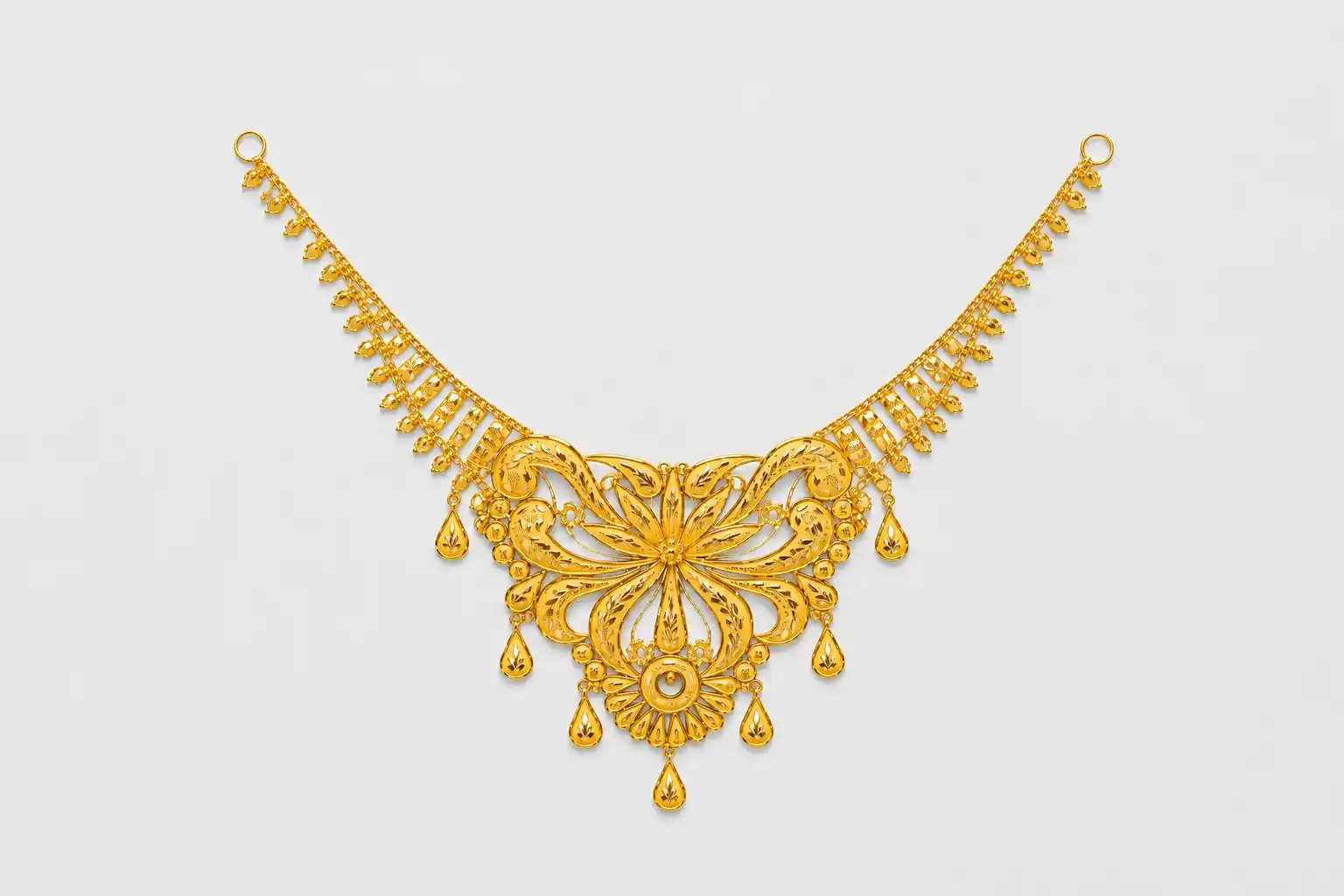 Ashiqe Distinctive Gold Necklace