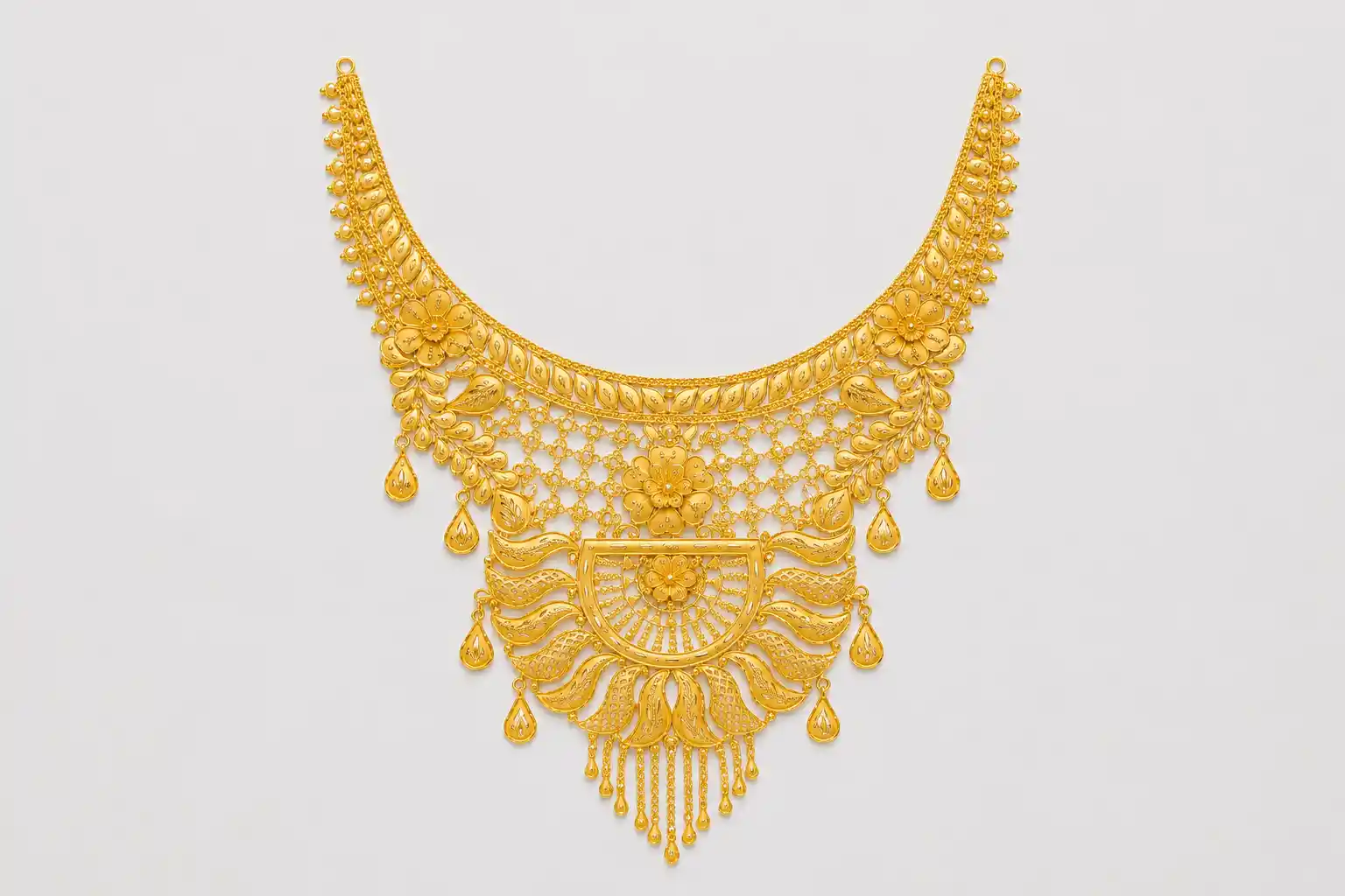 Ashiqe Exceptional Gold Necklace