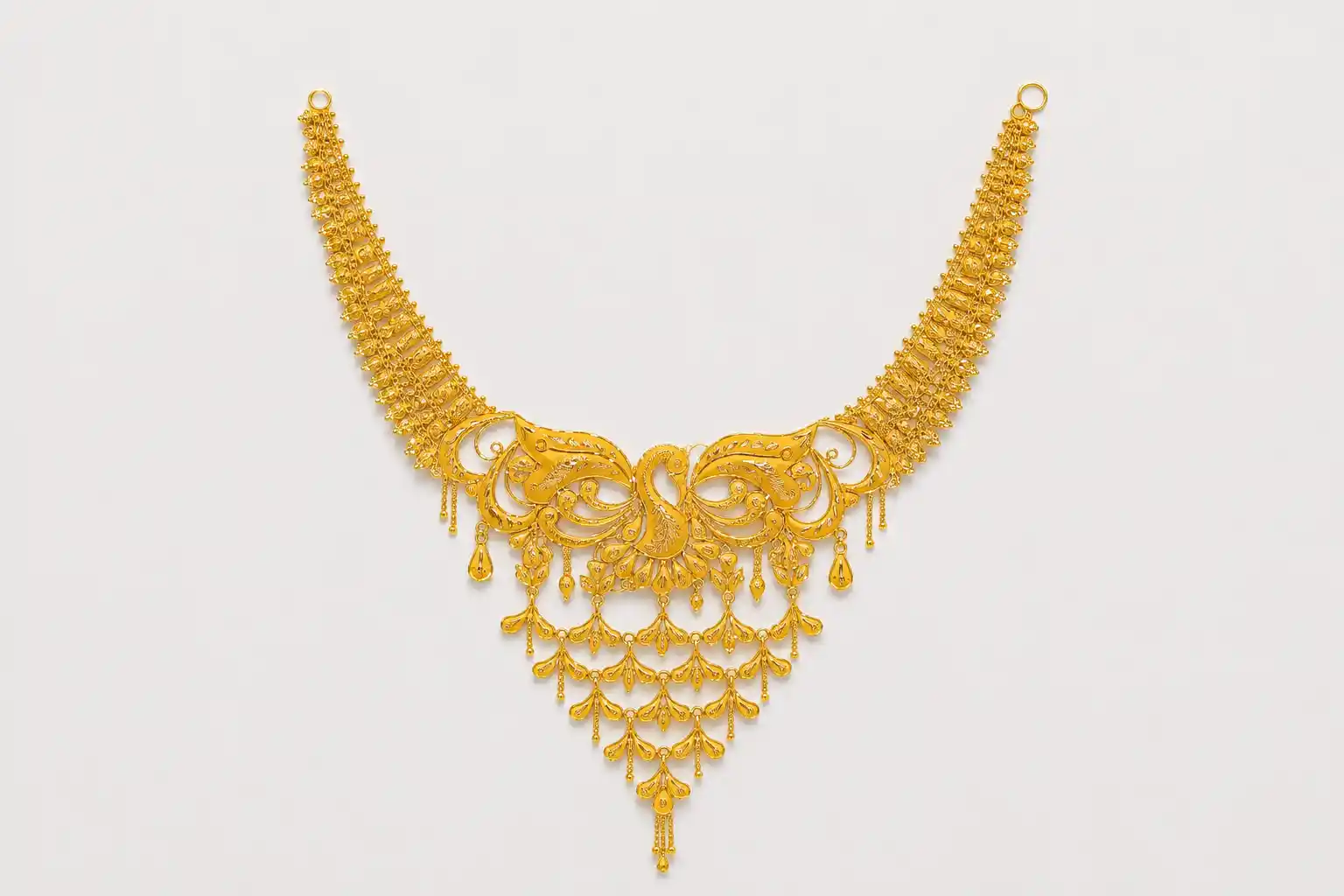 Ashiqe Dazzling Gold Necklace
