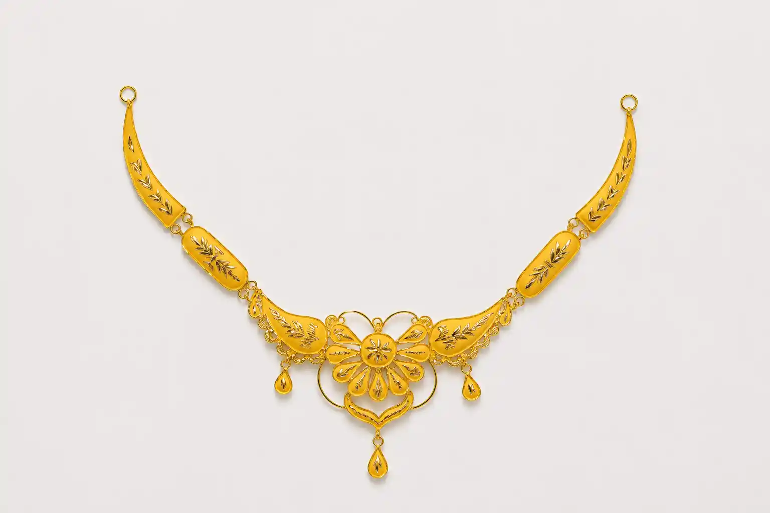 Ashiqe Exquisite Gold Necklace