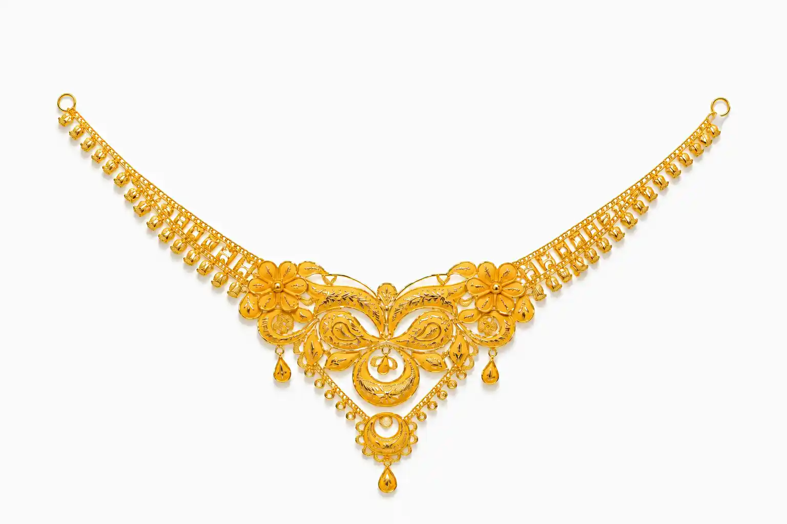 Ashiqe Captivating Gold Necklace